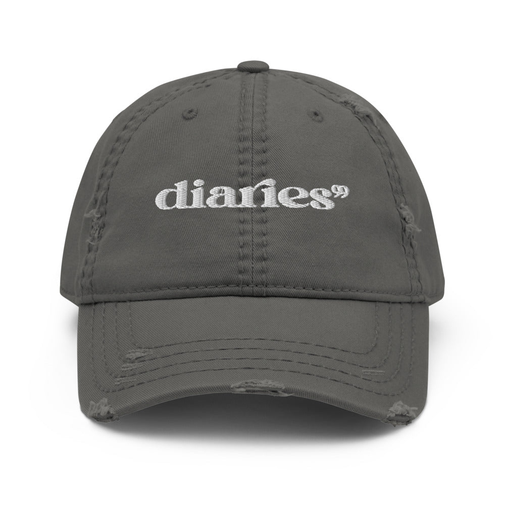 Vintage ripped logo cap